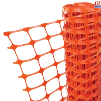 ORANGE BARRIER FENCING (50x1m)
