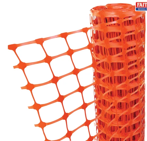 ORANGE BARRIER FENCING (50x1m)