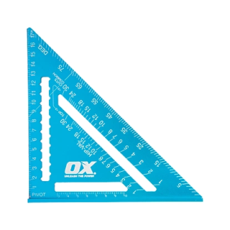 OX Pro Aluminium Metric Rafters Square - 180mm