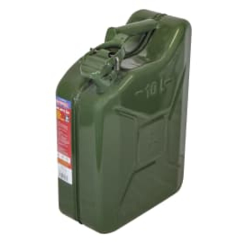 FAI/FULL GREEN JERRY CAN - METAL 10L