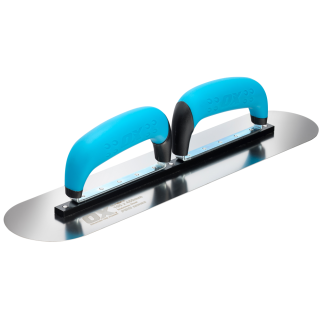 OX Pro Stainless Steel Double Handle Pool Trowel - 110 x 450mm / 18in (OX-P535618)