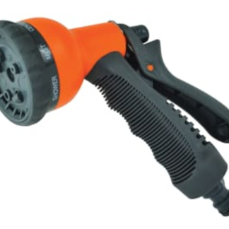 FAI/FULL PLASTIC 8 PATTERN ADJUSTABLE SPRAY GUN (1) FAIHOSEPLSPY