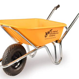 PHOENIX SUPER HEAVY DUTY HDPE WHEELBARROW C/W 400X8 PNEUMATIC WHEEL 120L