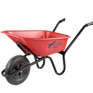 RANGER HEAVY DUTY HDPE WHEELBARROW C/W 400X8 PNEUMATIC WHEEL 120L