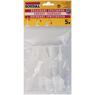 Twisty Skeleton Cartridge Gun Nozzles - x5 per pack (12)