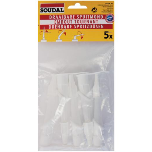 Twisty Skeleton Cartridge Gun Nozzles - x5 per pack (12)