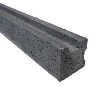 Concrete Post 9'Corner 2745x125x125mm (6)