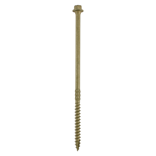 6.7 x 200 Timber Frame Screw HEX Green (50 PCS) (200in)