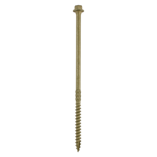 6.7 x 250 Timber Frame Screw HEX Green (50 PCS) (250in)