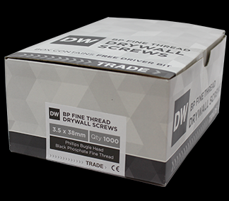 42mm Black Phosphate Drywall Screws (1000)