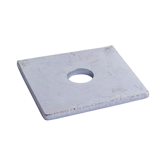 M10 x 50 x 50 x 3 Square Plate Washer - BZP (2 PCS)