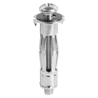 M5 x 37 (45mm Screw) Cavity Anchor - BZP (70 PCS)