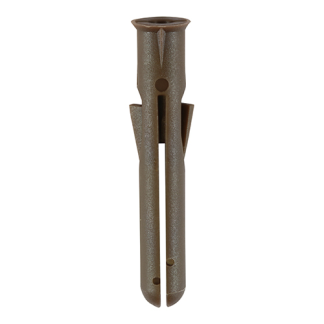 42mm Premium Plastic Plugs - Brown (1000 PCS)