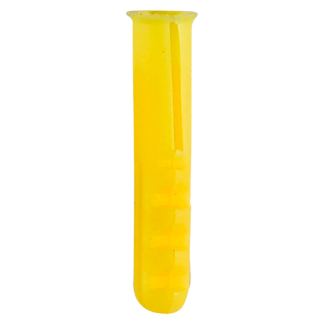 25mm Yellow Plastic Plug (50 PCS)