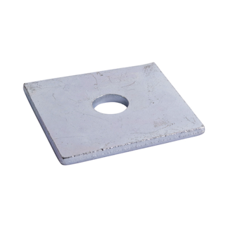 M12 x 50 x 50 x 3 Square Plate Washer - BZP (100 PCS)