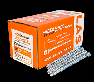 40X6.0Mmm Atlas LW Pan Head Concrete Screw (100)