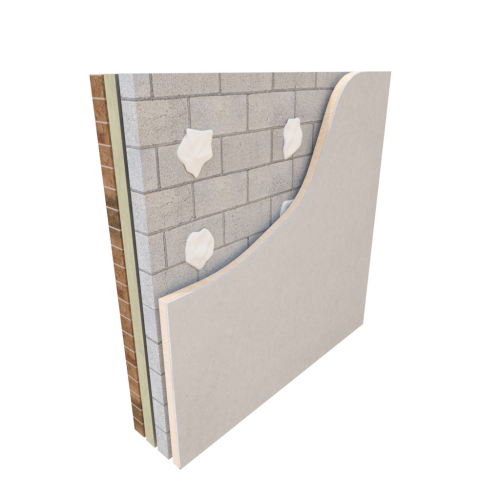 52.5mm Therm Laminated Plasterboard PIR (2400x1200x52.5mm) (19/pk)
