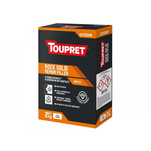 Toupret Rock Solid Repair Filler (Mur Ex) 2kg (8)