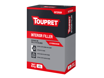 Toupret Interior Filler 2kg (Toolbank)