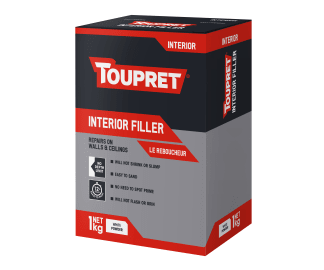 Toupret Interior Filler 1kg (Toolbank)