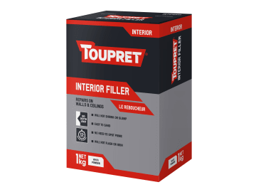 Toupret Interior Filler 1kg (Toolbank)