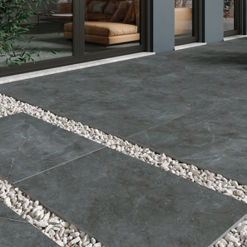 Amalfi Anthracite Porcelain 900x600x20mm (42 no. / 22.68m2 per pack)